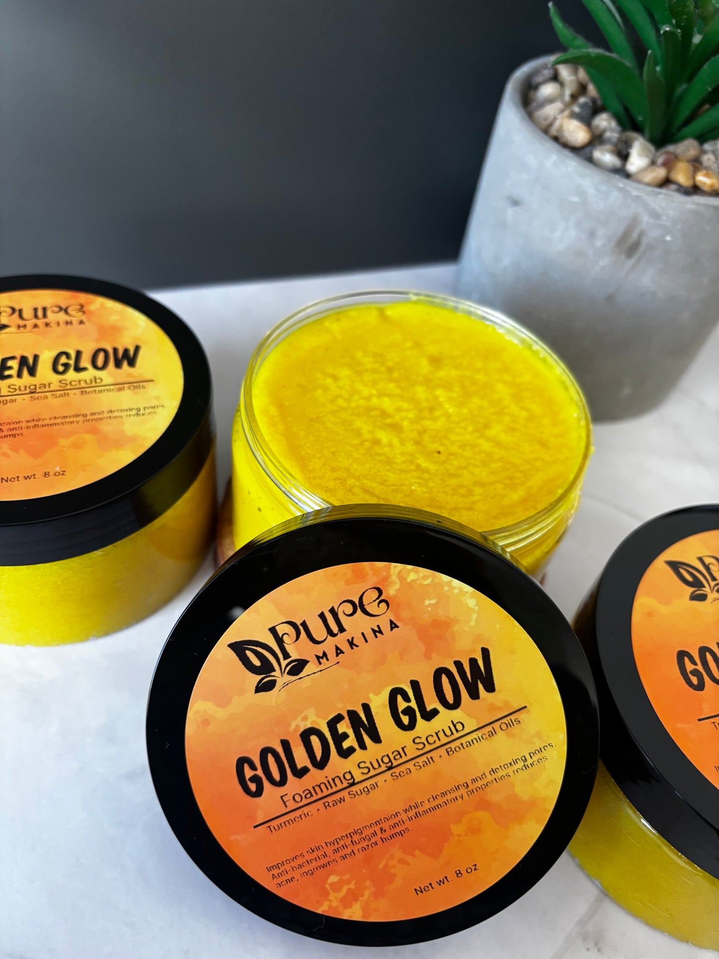 Turmeric + Orange Glow — Sugar Scrub
