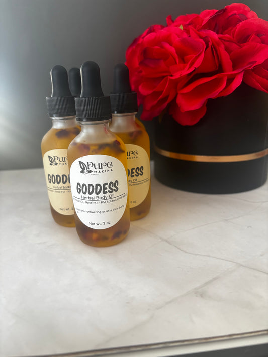 Goddess – Patchouli + Rose Body Oil