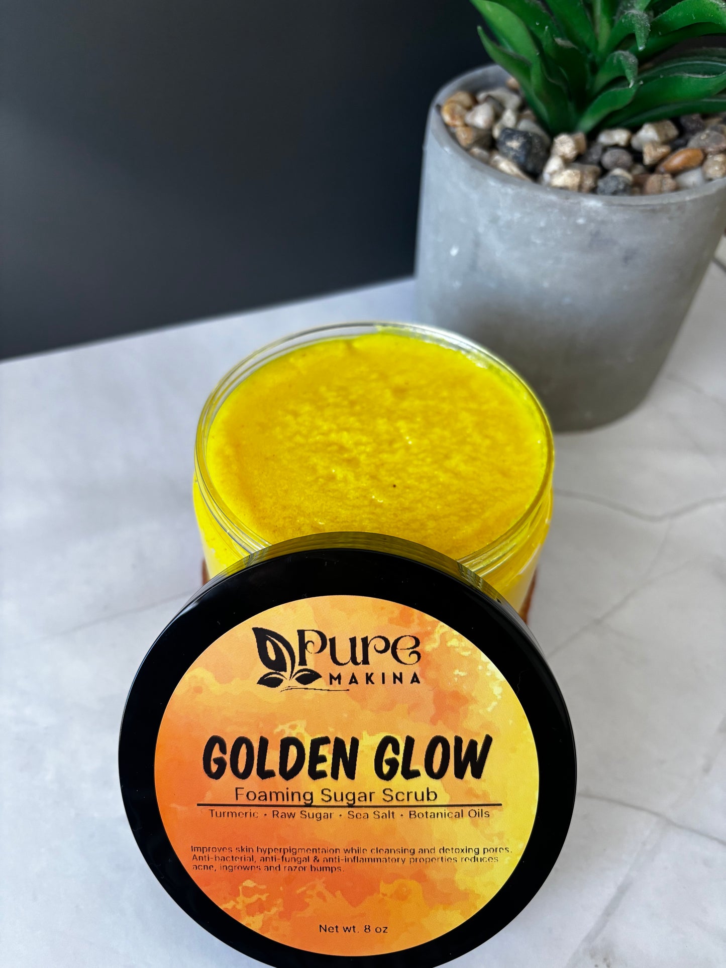 Turmeric + Orange Glow — Sugar Scrub