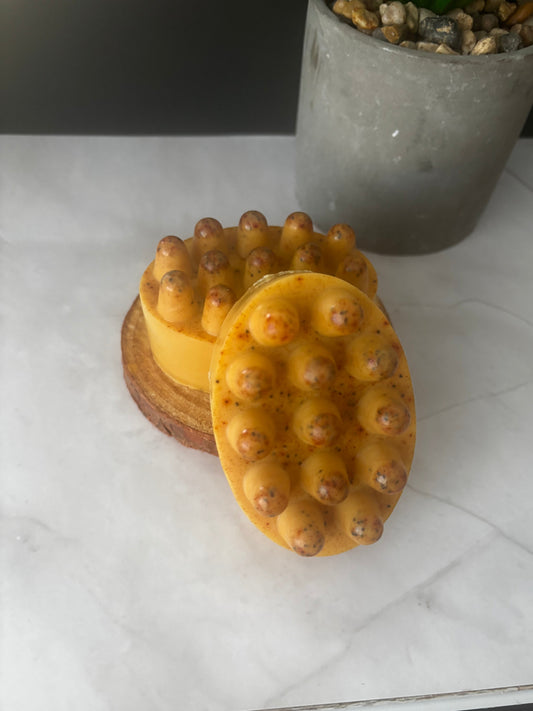 Sunkissed – Orange + Turmeric +  Massage Soap Bar