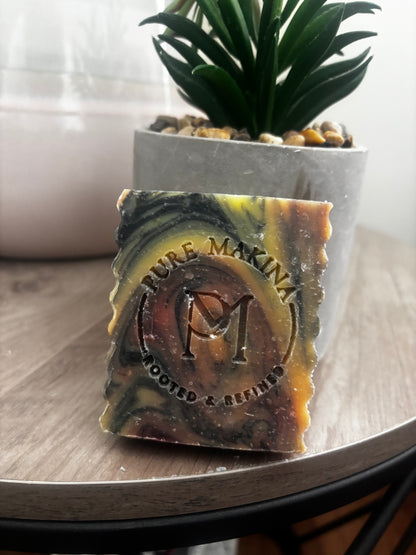 Plumeria + Charcoal Gold Soap Bar